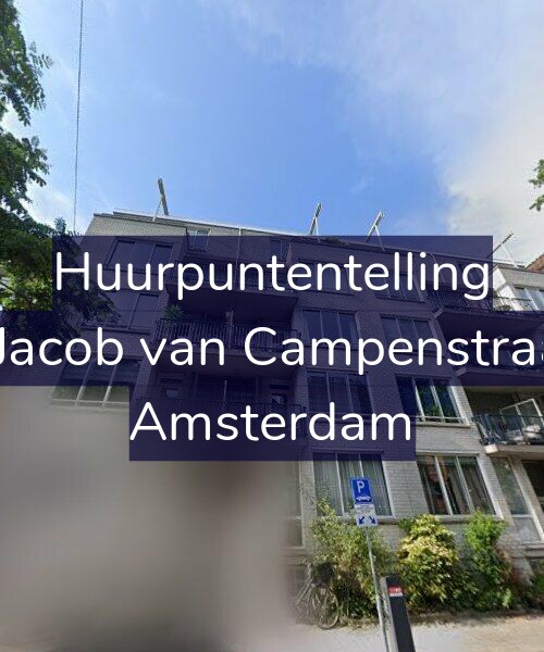 Foto gevel Huurpuntentelling voor Tweede Jacob van Campenstraat 153-D, Amsterdam