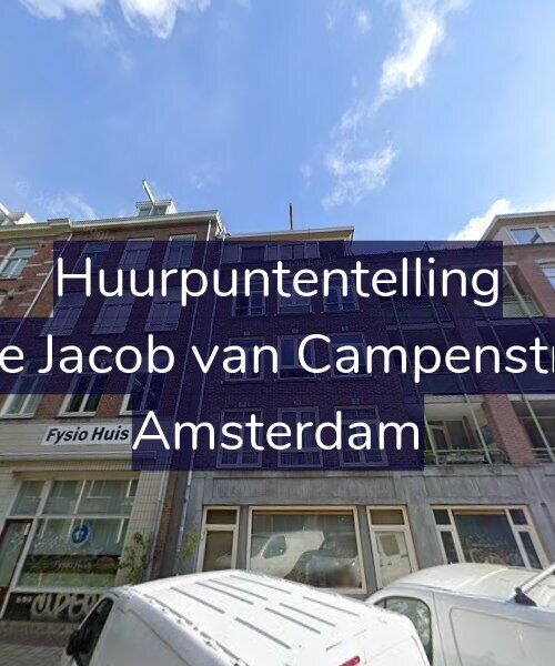 Foto gevel Huurpuntentelling voor Tweede Jacob van Campenstraat 27, Amsterdam