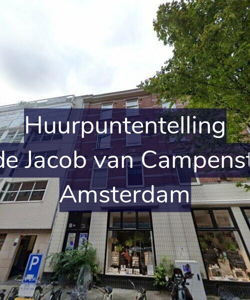 Foto gevel Huurpuntentelling voor Tweede Jacob van Campenstraat 9, Amsterdam