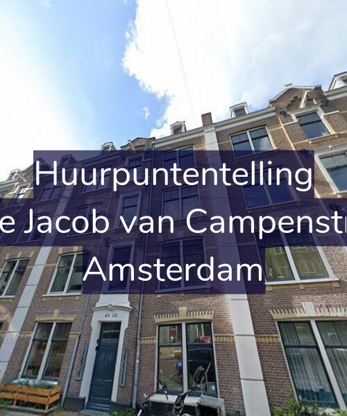 Foto gevel Huurpuntentelling voor Tweede Jacob van Campenstraat 58, Amsterdam