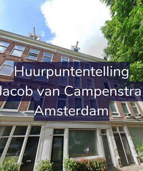 Foto gevel Huurpuntentelling voor Tweede Jacob van Campenstraat 90-3V, Amsterdam