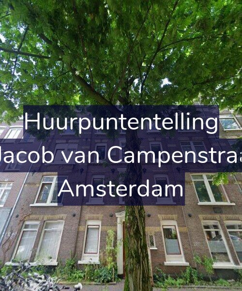Foto gevel Huurpuntentelling voor Tweede Jacob van Campenstraat 87-HR, Amsterdam
