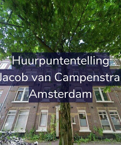 Foto gevel Huurpuntentelling voor Tweede Jacob van Campenstraat 95-1R, Amsterdam