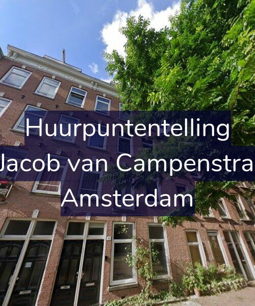 Foto gevel Huurpuntentelling voor Tweede Jacob van Campenstraat 110-2, Amsterdam