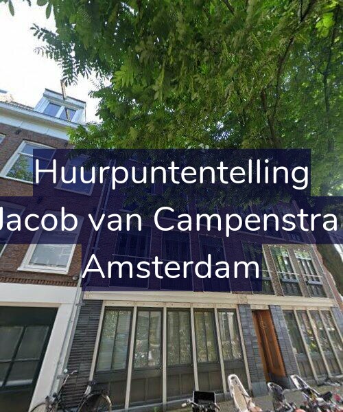Foto gevel Huurpuntentelling voor Tweede Jacob van Campenstraat 132-D, Amsterdam