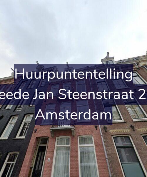 Foto gevel Huurpuntentelling voor Tweede Jan Steenstraat 26-2, Amsterdam
