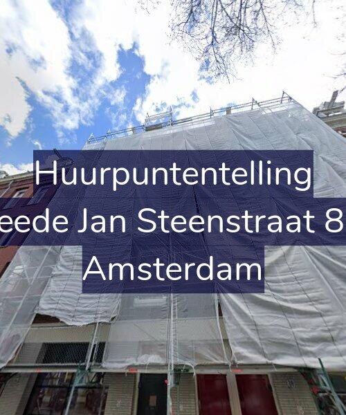 Foto gevel Huurpuntentelling voor Tweede Jan Steenstraat 82-3, Amsterdam