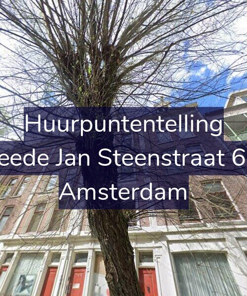 Foto gevel Huurpuntentelling voor Tweede Jan Steenstraat 61-2, Amsterdam