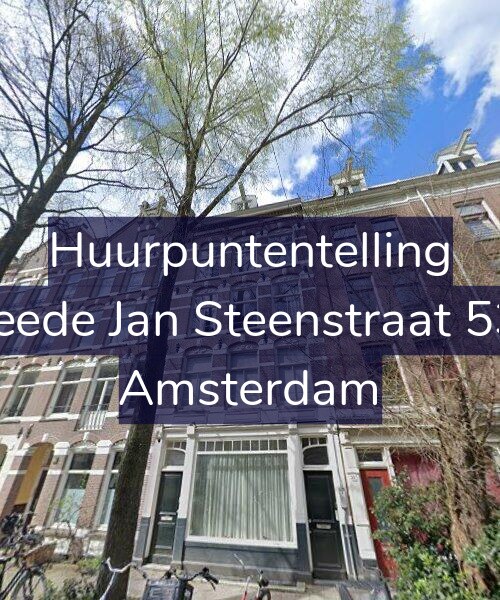 Foto gevel Huurpuntentelling voor Tweede Jan Steenstraat 53-D, Amsterdam