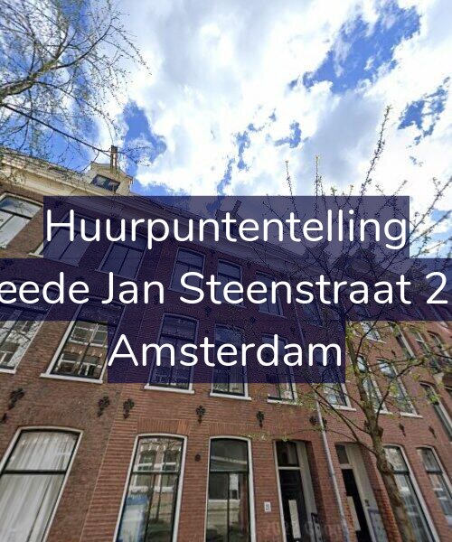 Foto gevel Huurpuntentelling voor Tweede Jan Steenstraat 20-2, Amsterdam