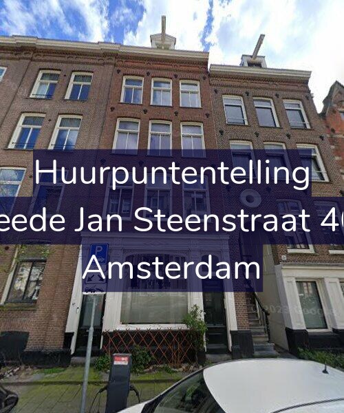 Foto gevel Huurpuntentelling voor Tweede Jan Steenstraat 40-H, Amsterdam