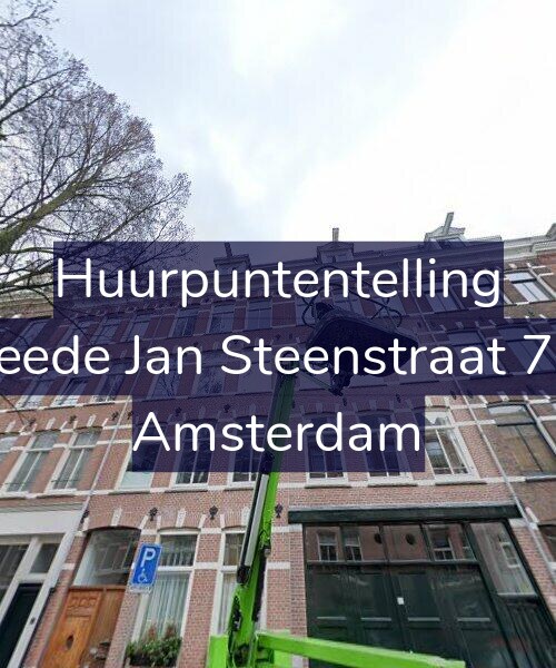 Foto gevel Huurpuntentelling voor Tweede Jan Steenstraat 76-2, Amsterdam