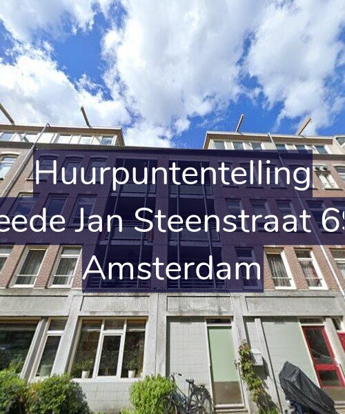 Foto gevel Huurpuntentelling voor Tweede Jan Steenstraat 69-D, Amsterdam