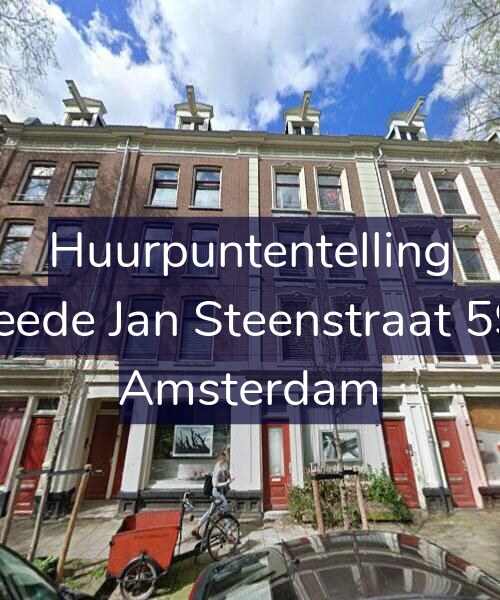 Foto gevel Huurpuntentelling voor Tweede Jan Steenstraat 59-H, Amsterdam
