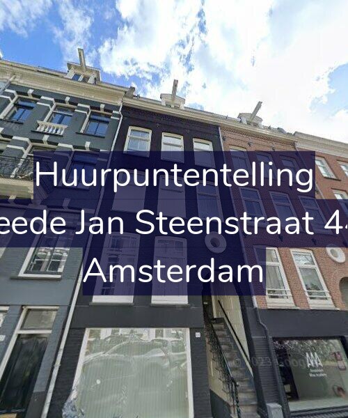 Foto gevel Huurpuntentelling voor Tweede Jan Steenstraat 44-H, Amsterdam