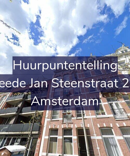 Foto gevel Huurpuntentelling voor Tweede Jan Steenstraat 23-3, Amsterdam
