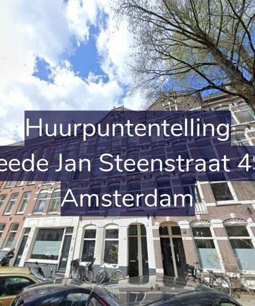Foto gevel Huurpuntentelling voor Tweede Jan Steenstraat 49-D, Amsterdam
