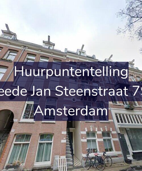 Foto gevel Huurpuntentelling voor Tweede Jan Steenstraat 79-D, Amsterdam