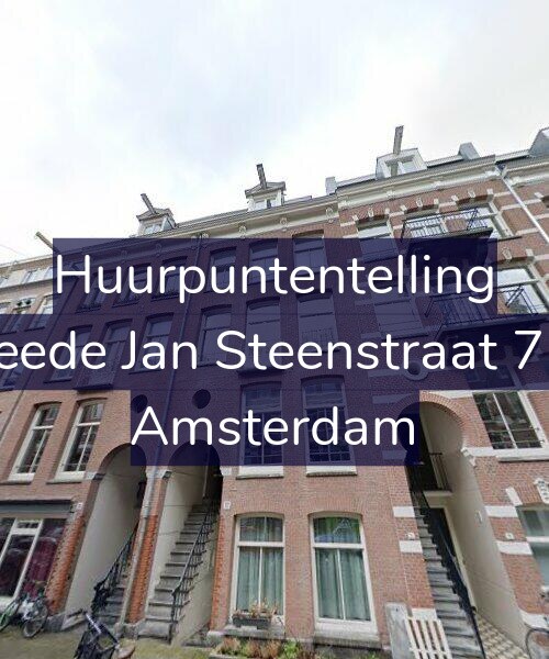 Foto gevel Huurpuntentelling voor Tweede Jan Steenstraat 77-C, Amsterdam