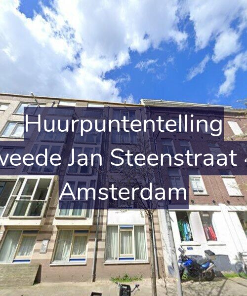 Foto gevel Huurpuntentelling voor Tweede Jan Steenstraat 43, Amsterdam