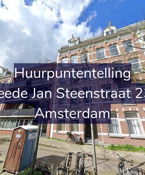 Foto gevel Huurpuntentelling voor Tweede Jan Steenstraat 23-H, Amsterdam
