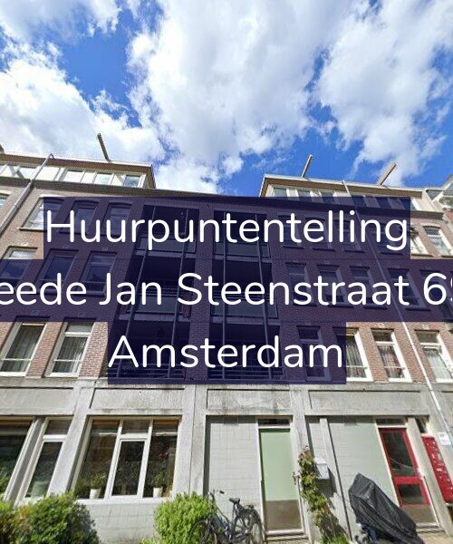 Foto gevel Huurpuntentelling voor Tweede Jan Steenstraat 69-A, Amsterdam