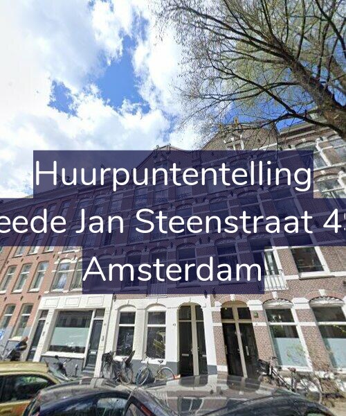 Foto gevel Huurpuntentelling voor Tweede Jan Steenstraat 49-A, Amsterdam