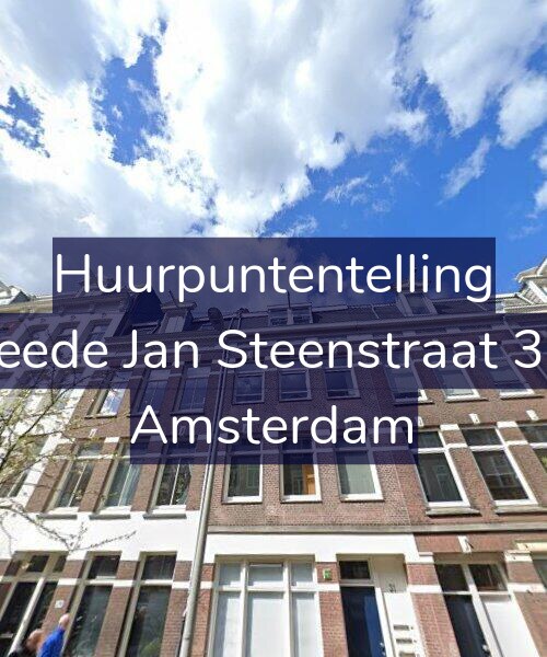 Foto gevel Huurpuntentelling voor Tweede Jan Steenstraat 31-2, Amsterdam