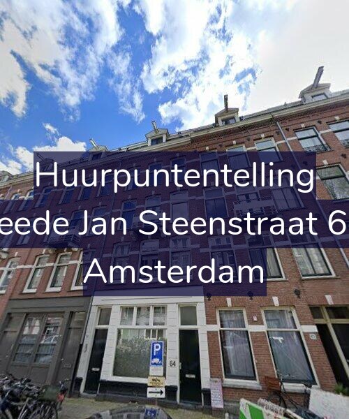 Foto gevel Huurpuntentelling voor Tweede Jan Steenstraat 64-E, Amsterdam
