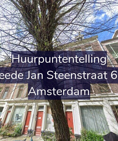 Foto gevel Huurpuntentelling voor Tweede Jan Steenstraat 61-1, Amsterdam