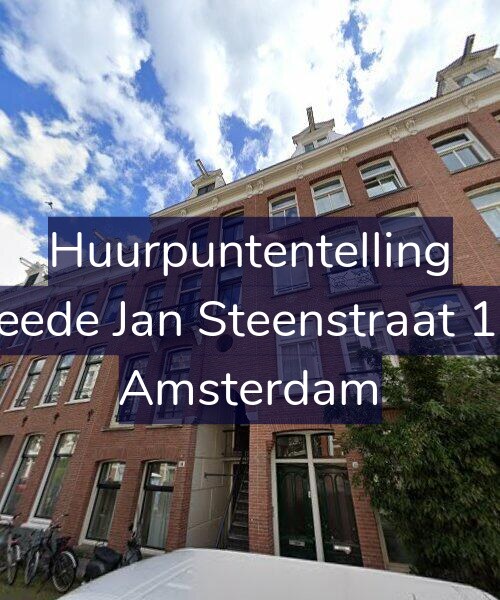 Foto gevel Huurpuntentelling voor Tweede Jan Steenstraat 16-1, Amsterdam