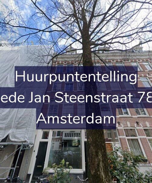 Foto gevel Huurpuntentelling voor Tweede Jan Steenstraat 78-4V, Amsterdam