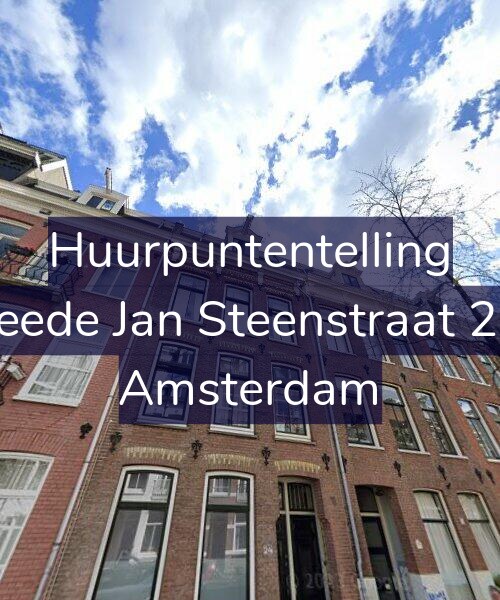 Foto gevel Huurpuntentelling voor Tweede Jan Steenstraat 24-2, Amsterdam