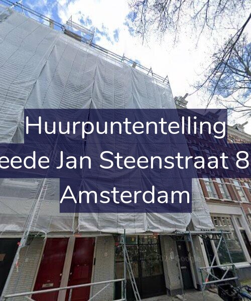 Foto gevel Huurpuntentelling voor Tweede Jan Steenstraat 80-3, Amsterdam