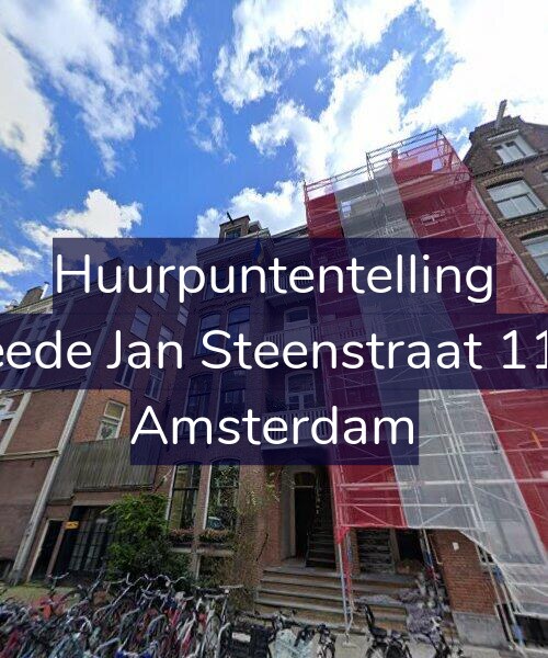 Foto gevel Huurpuntentelling voor Tweede Jan Steenstraat 114-3, Amsterdam