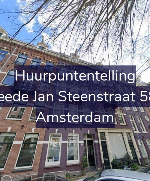 Foto gevel Huurpuntentelling voor Tweede Jan Steenstraat 58-H, Amsterdam