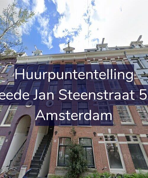 Foto gevel Huurpuntentelling voor Tweede Jan Steenstraat 52-4, Amsterdam