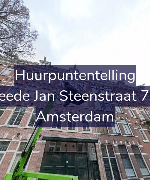 Foto gevel Huurpuntentelling voor Tweede Jan Steenstraat 74-3, Amsterdam