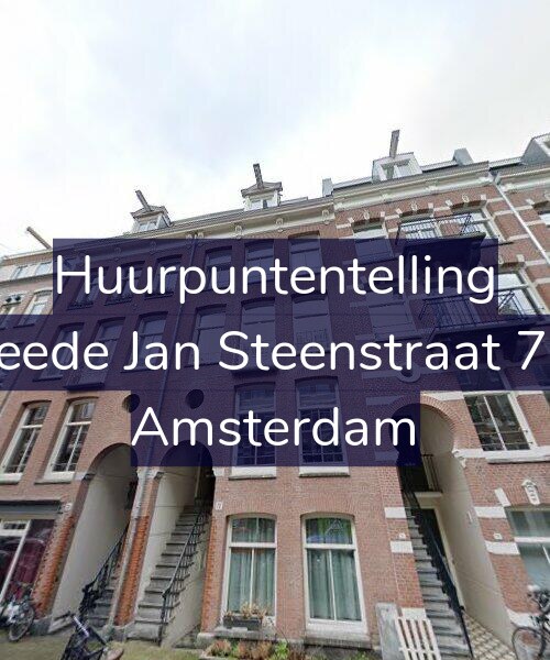 Foto gevel Huurpuntentelling voor Tweede Jan Steenstraat 77-E, Amsterdam