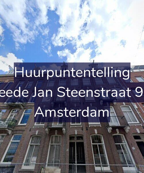 Foto gevel Huurpuntentelling voor Tweede Jan Steenstraat 94-3, Amsterdam