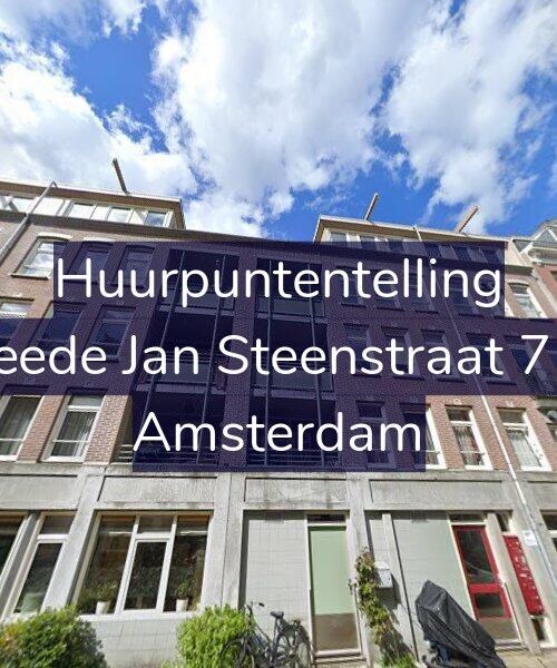 Foto gevel Huurpuntentelling voor Tweede Jan Steenstraat 71-A, Amsterdam