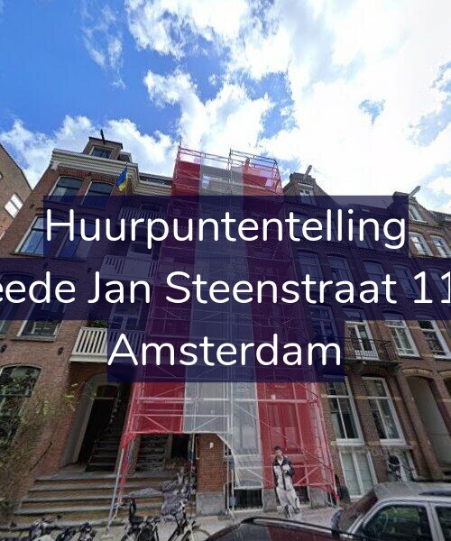 Foto gevel Huurpuntentelling voor Tweede Jan Steenstraat 112-4, Amsterdam