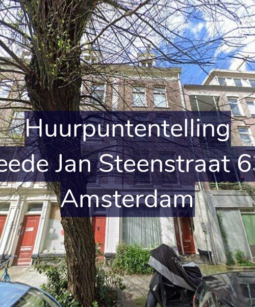 Foto gevel Huurpuntentelling voor Tweede Jan Steenstraat 63-H, Amsterdam