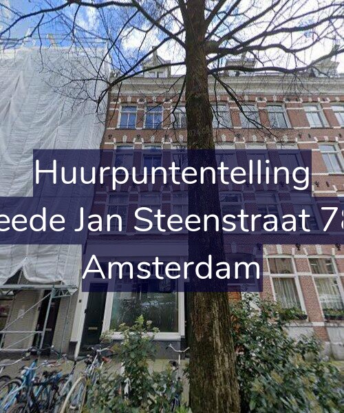 Foto gevel Huurpuntentelling voor Tweede Jan Steenstraat 78-H, Amsterdam