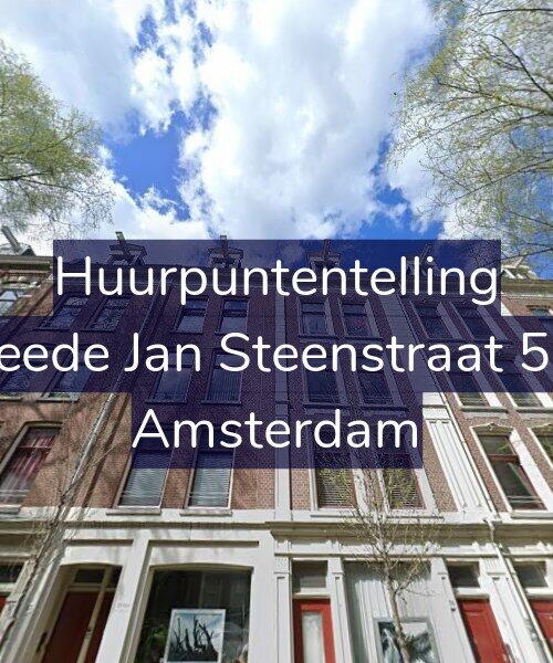 Foto gevel Huurpuntentelling voor Tweede Jan Steenstraat 59-2, Amsterdam