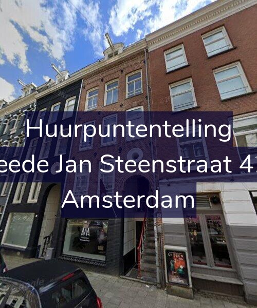 Foto gevel Huurpuntentelling voor Tweede Jan Steenstraat 42-H, Amsterdam