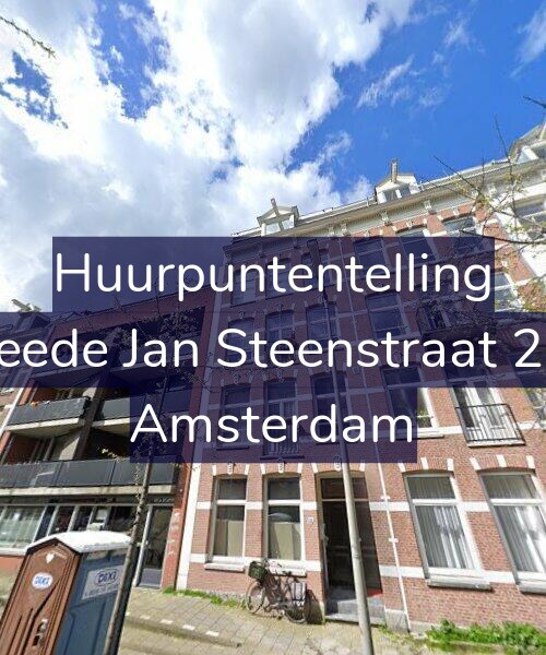 Foto gevel Huurpuntentelling voor Tweede Jan Steenstraat 23-1, Amsterdam