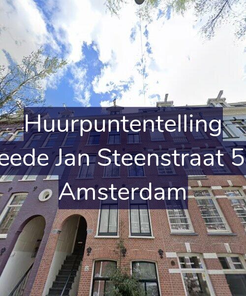 Foto gevel Huurpuntentelling voor Tweede Jan Steenstraat 52-2, Amsterdam