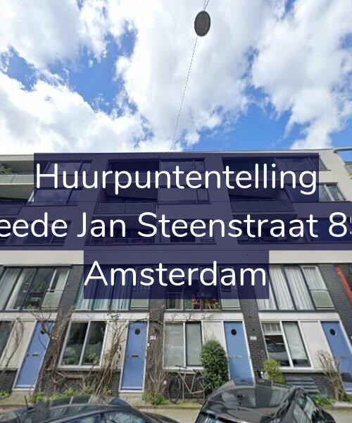 Foto gevel Huurpuntentelling voor Tweede Jan Steenstraat 89-A, Amsterdam