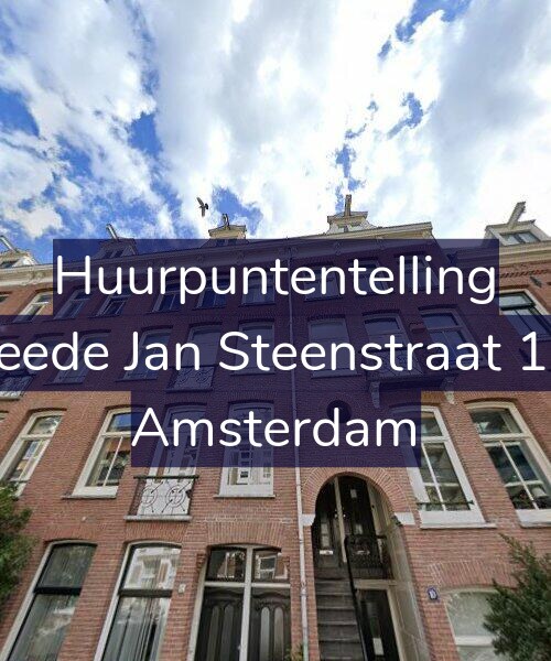 Foto gevel Huurpuntentelling voor Tweede Jan Steenstraat 12-2, Amsterdam